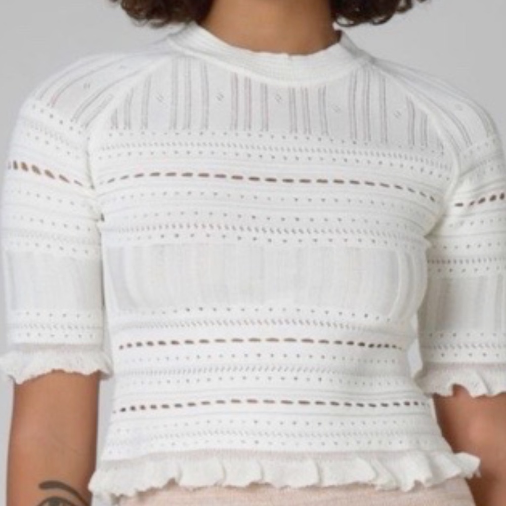NWT  Lila Keyhole Knit Top by Cistar